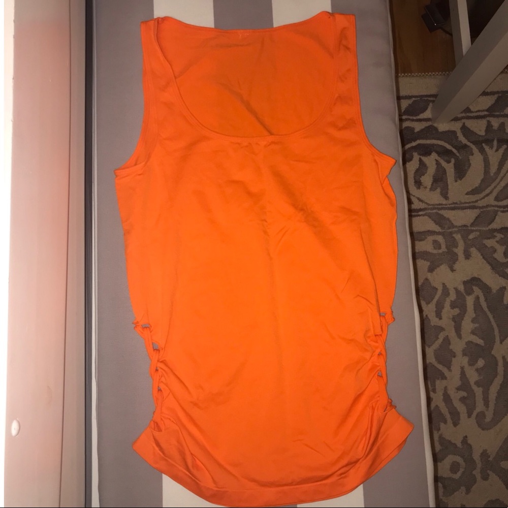Fabletics Orange Athletic Tank Top Size:M